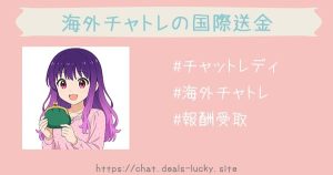 海外チャットレディが銀行振込で報酬受取する時の質問と回答