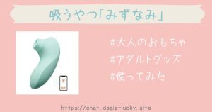 【吸うバイブみずなみ】遠隔操作アダルトグッズのスマホ操作方法を詳しく紹介！